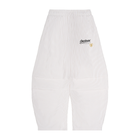 Vertical Stripe Drawstring Barrel Pants by Shop Hoodie