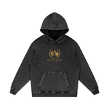 SHOPHOODIE® Loose Cotton Day Trader Hoodie & Side Stripe Straight-Leg Pants Complete Set