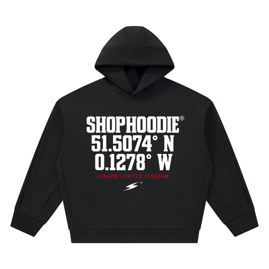 SHOPHOODIE® LONDON COORDINATE Heavyweight Fleece Boxy Hoodie — 500 GSM