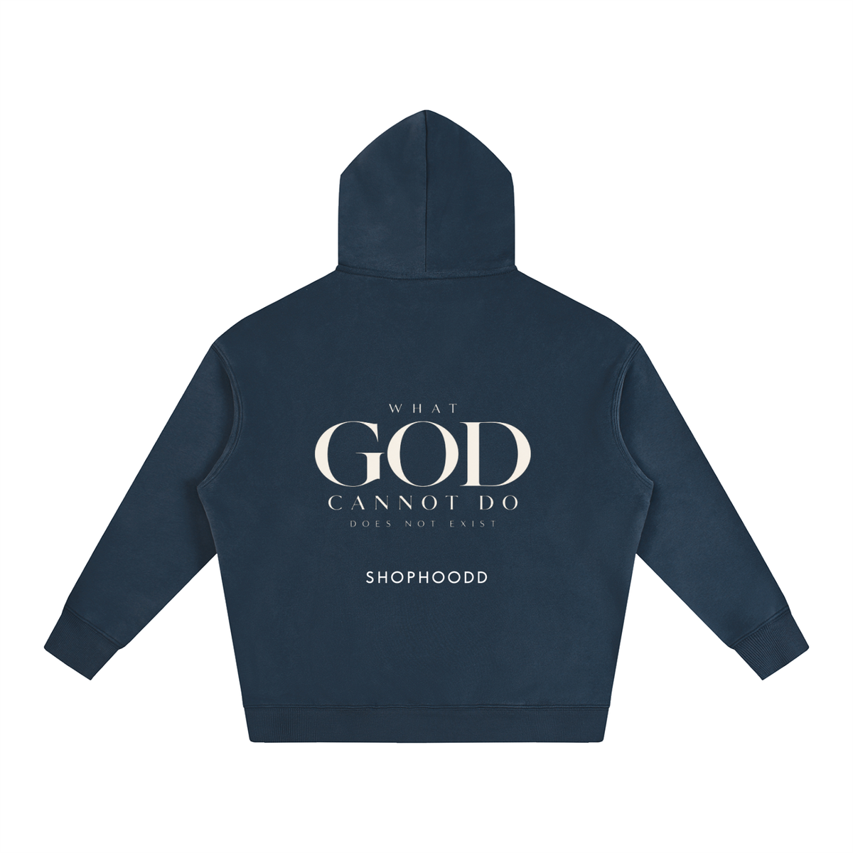 SHOPHOODIE LONDON Faith 350 GSM unisex oversized fleeced hoodie – product image 6