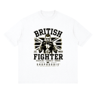 SHOPHOODIE BRITISH FIGHTER Streetwear Loose Drop Shoulder T-Shirt