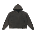 Vintage Washed Frayed-Hem Hoodie by Shop Hoodie