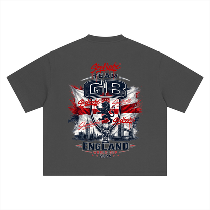 SHOPHOODIE® TEAM GB WORLD CUP 2026 BOXY OVERSIZED T-SHIRT