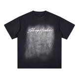 SHOPHOODIE AVANT Square Patch Monkey Washed T-Shirt