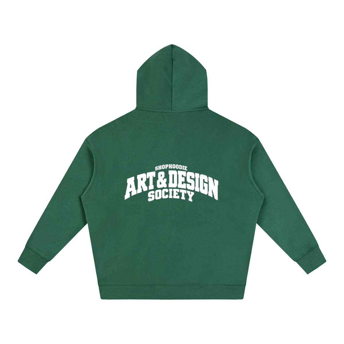 SHOPHOODIE® CAMPUS ART & DESIGN SOCIETY Oversized Fleece Hoodie — 350 GSM — view 30