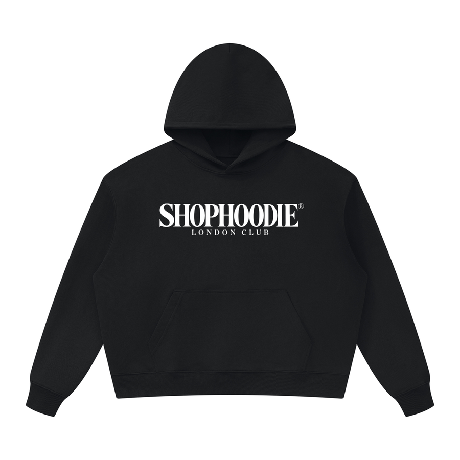 SHOPHOODIE® LONDON CLUB Oversized Heavyweight Hoodie — 530 GSM