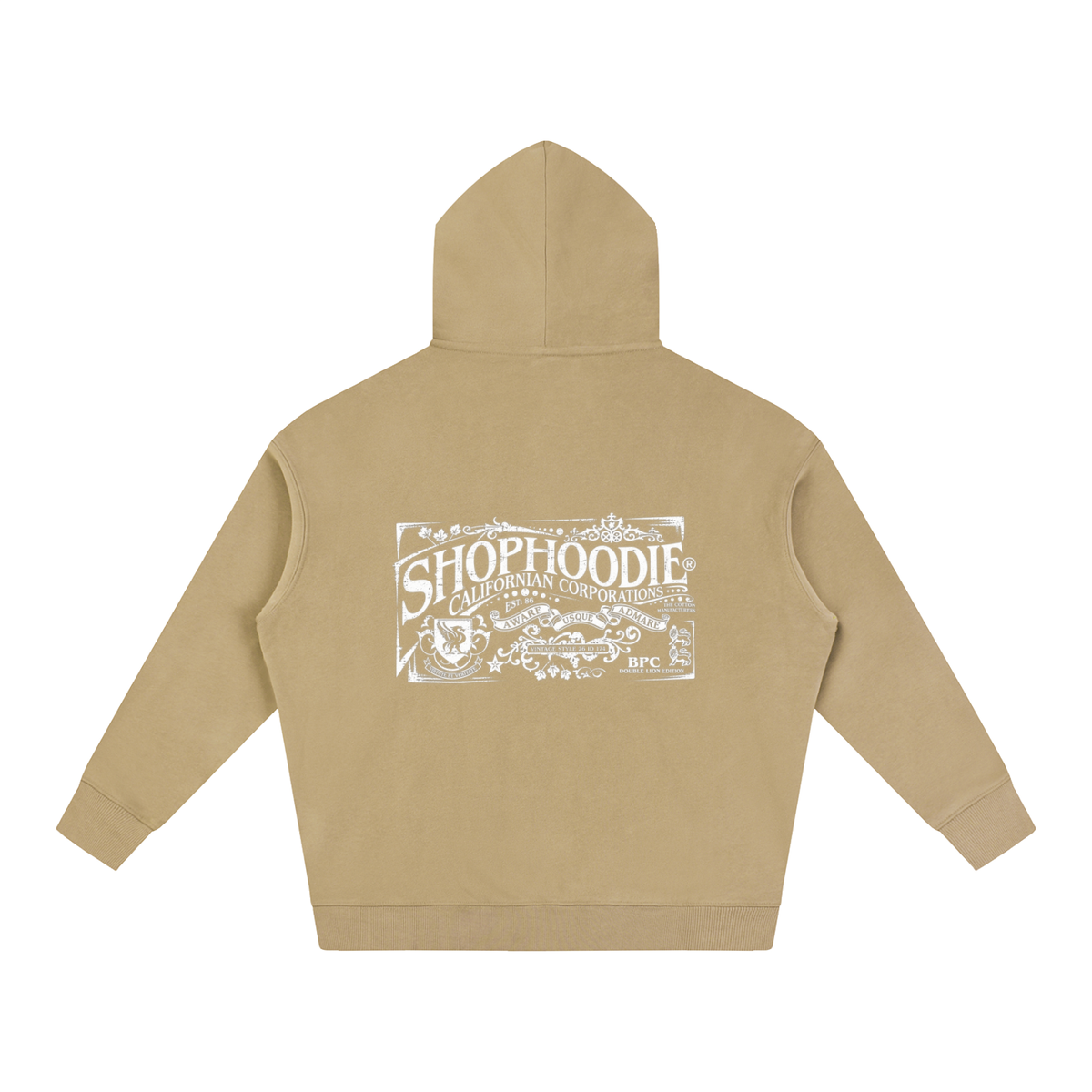 SHOPHOODIE® CALIFORNIA VARNAGE Oversized Fleeced Hoodie — 350 GSM
