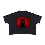 SHOPHOODIE® Unisex Heavyweight Boxy Raw-Edge T-Shirt — 280 GSM