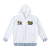 SHOPHOODIE® Striped Trim Zip-Up Hoodie — 380 GSM — Drop 02