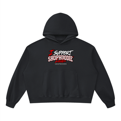 SHOPHOODIE® SHOPHOODD™ London Boxy Vintage Washed Hoodie — 360 GSM