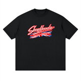 SHOPHOODIE UNITED KINGDOM Streetwear Loose Drop Shoulder T-Shirt