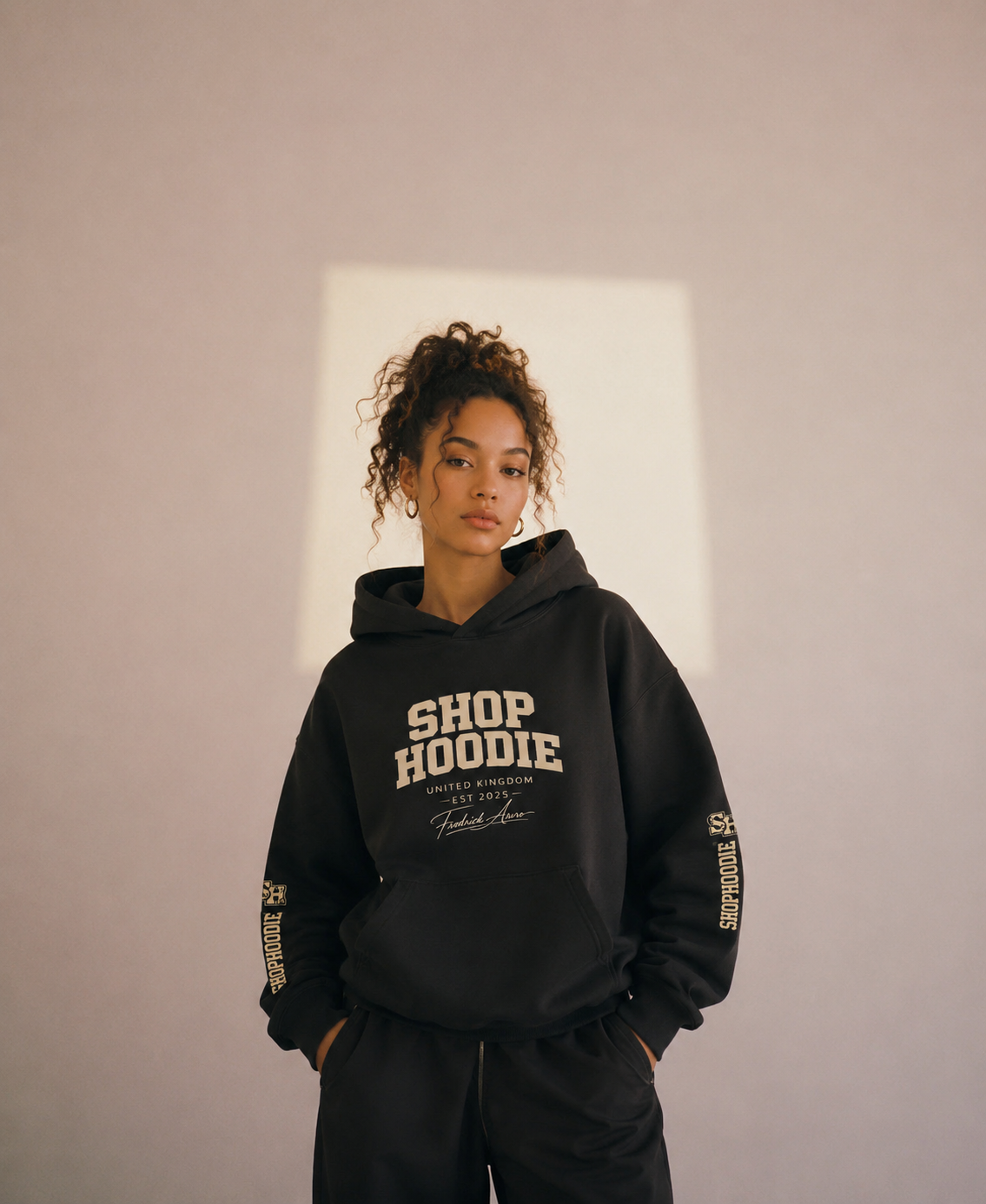 Heavyweight Sunfade Oversized Founder’s Signature Hoodie by ShopHoodie®