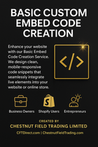 Création de code d'intégration personnalisé de base