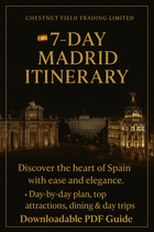 🇪🇸 Itinéraire de 7 jours à Madrid – Par Chestnut Field Trading Limited