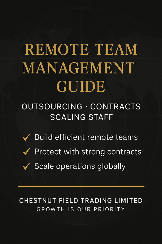 Remote Team Management Guide – Outsourcing, Contracts & Scaling Staff