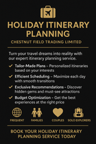 ✈️ Planification d'itinéraires de vacances – Chestnut Field Trading Limited