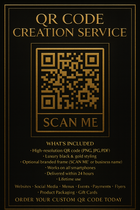 ⭐ QR CODE CREATION SERVICE – £49.99