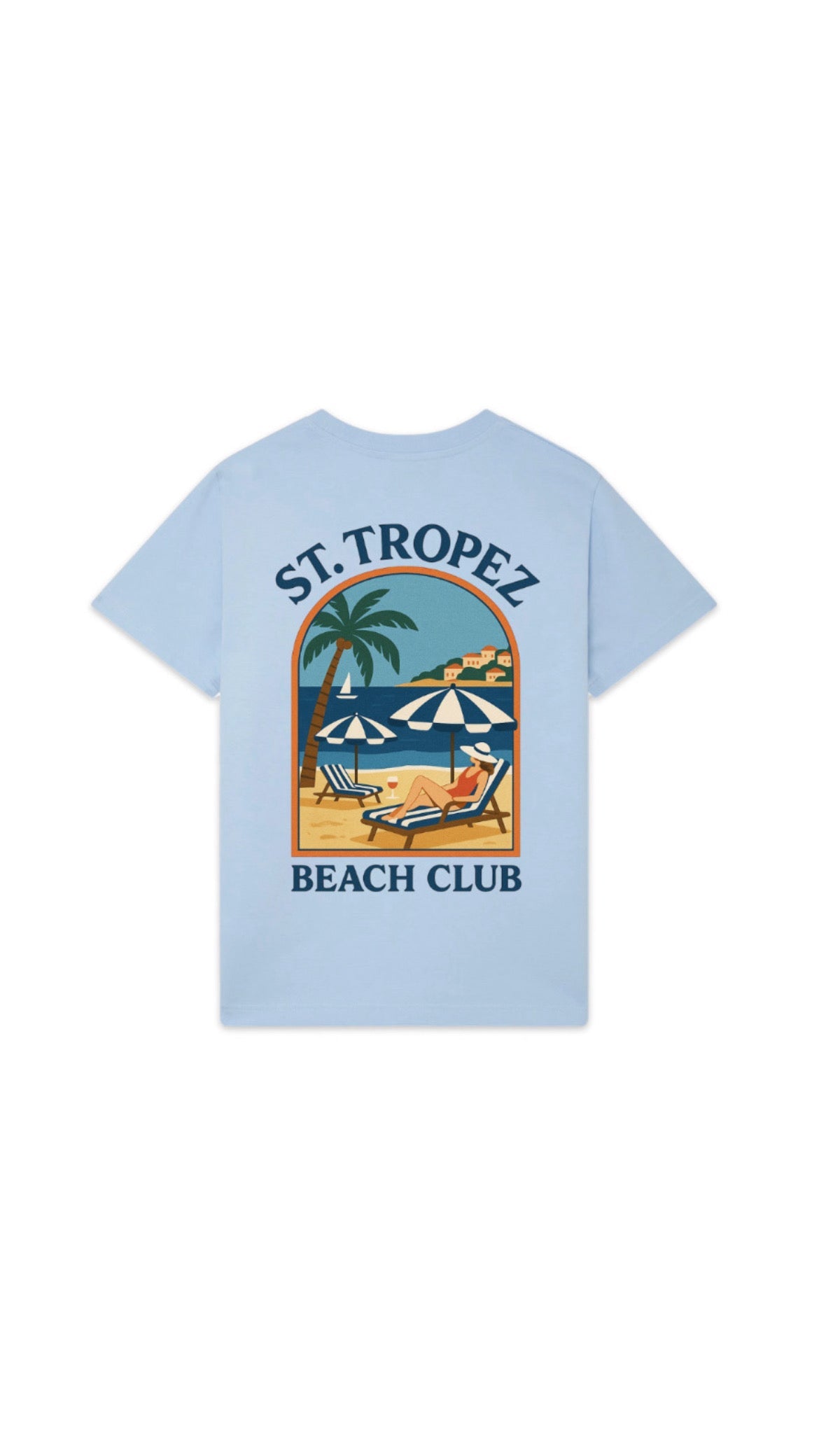 St. Tropez T-Shirt | Light Blue