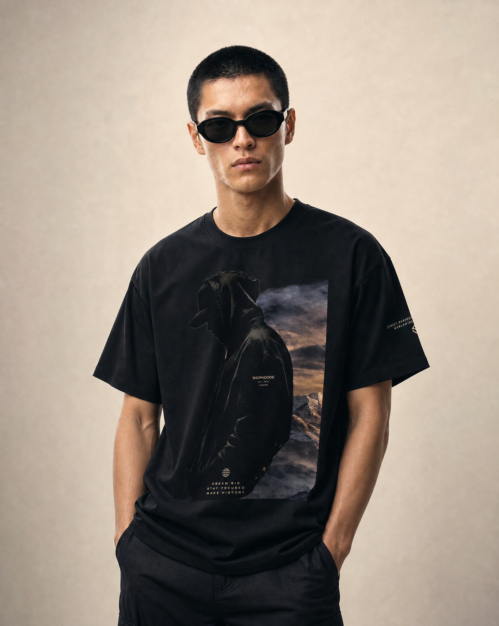 SHOPHOODIE  EAGLE VISION T-Shirt-OVERSIZED