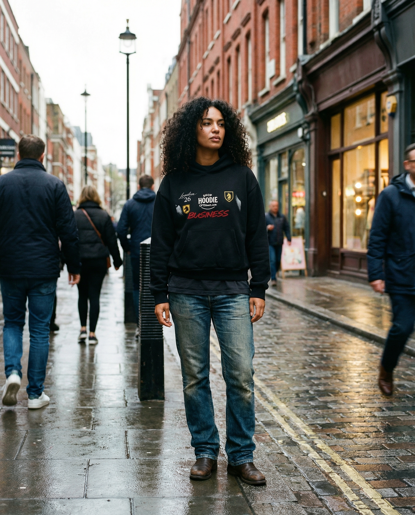 Essential Heavyweight Fleece Hoodie by Shop Hoodie