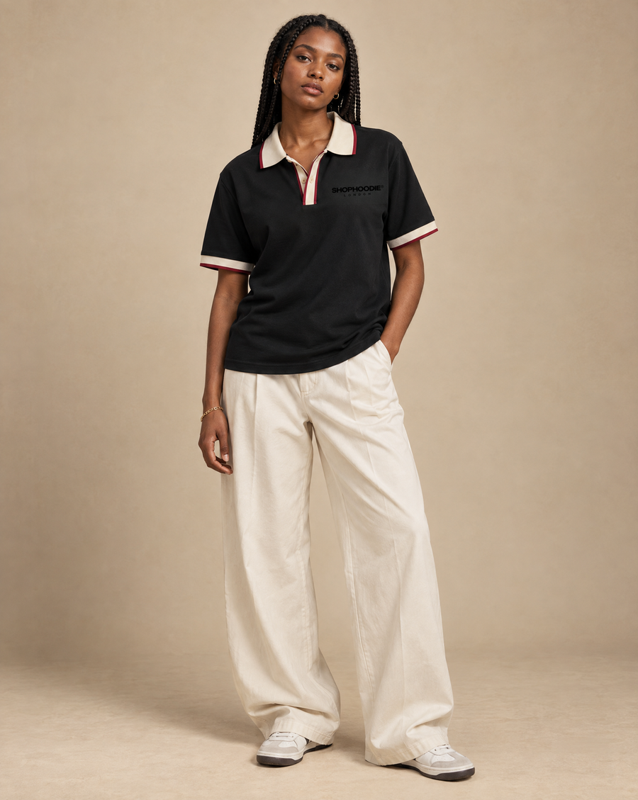 SHOPHOODIE® LONDON Colour Block Polo Shirt — 240 GSM