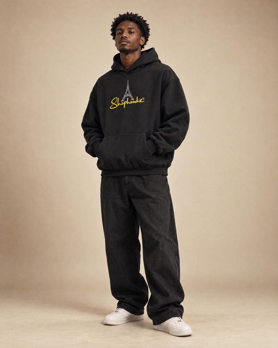 SHOPHOODIE® PARIS SIGNATURE Heavyweight Fleece Hoodie — 500 GSM