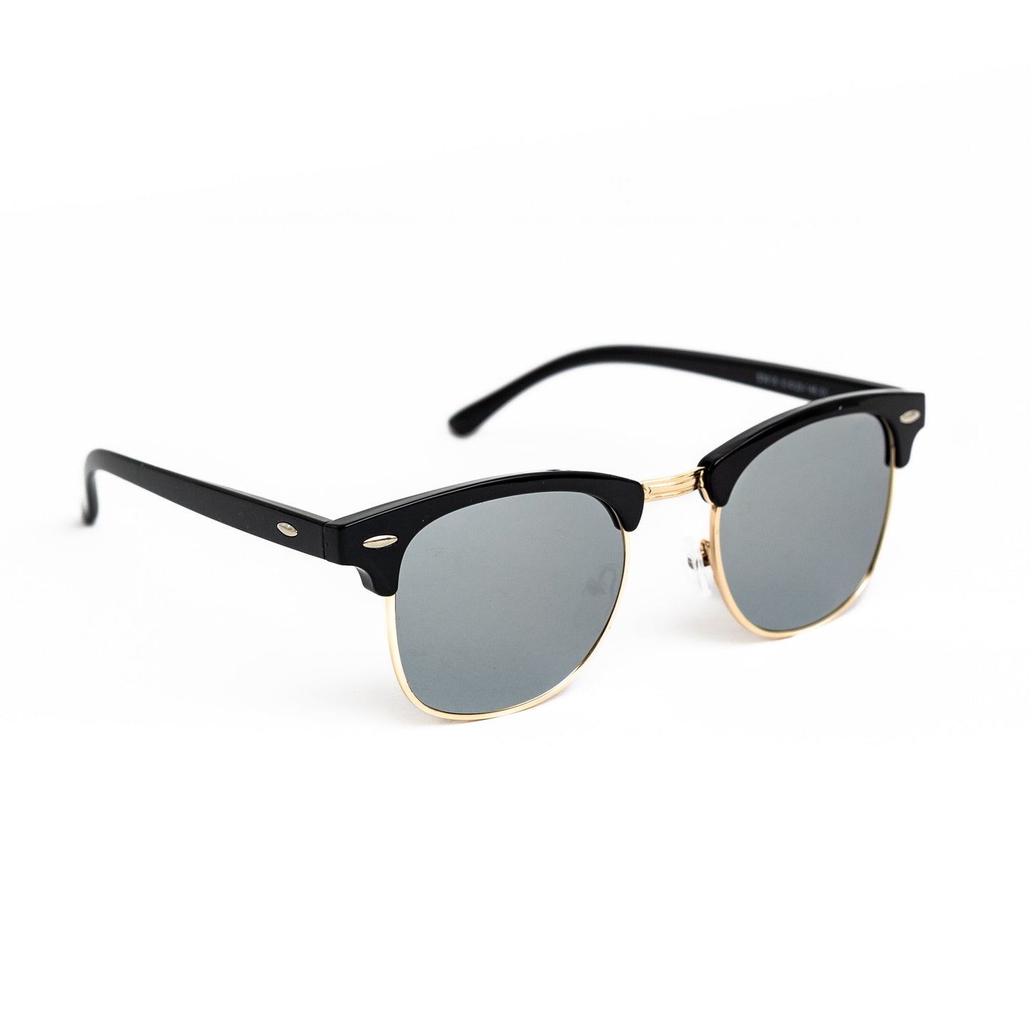 Gold Retro Half Frame Shades