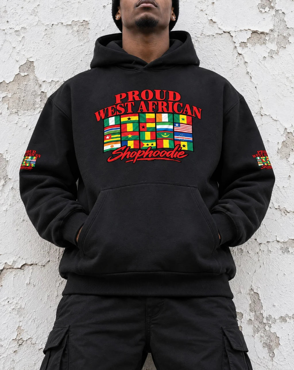 SHOPHOODIE® PROUD WEST AFRICAN Heavyweight Hoodie — 430 GSM