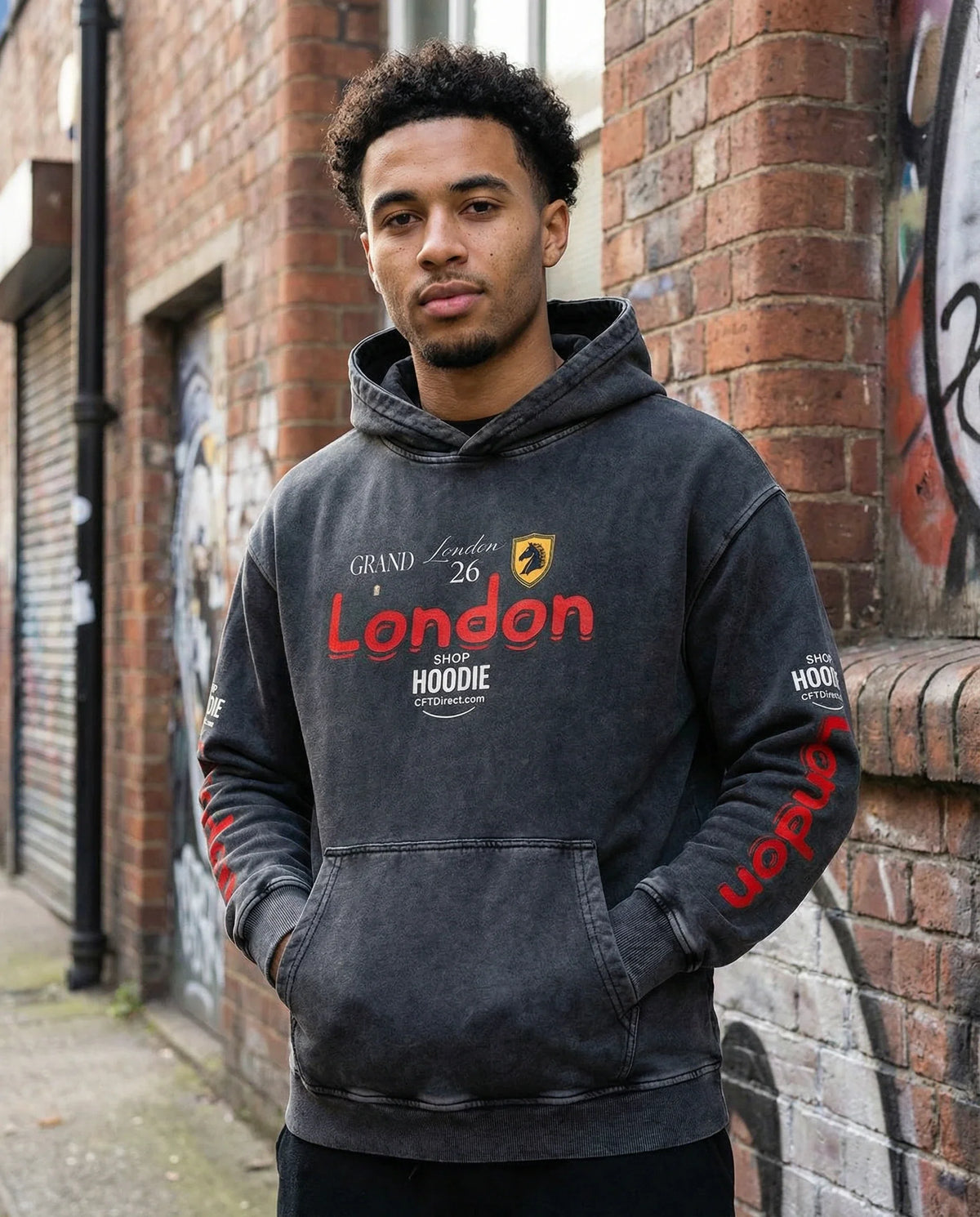 SHOPHOODIE® Loose Cotton London Premium Hoodie Drop 02 & Straight-Leg Sweatpants Complete Set – product image 27