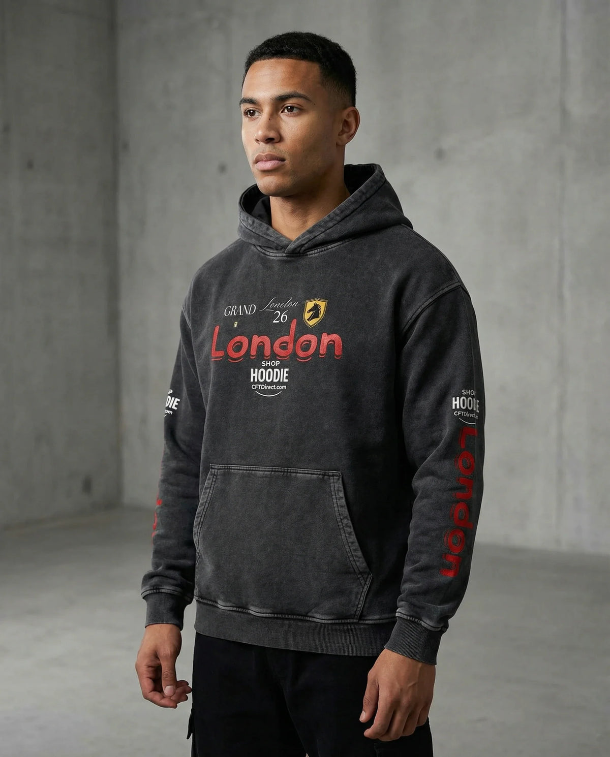 SHOPHOODIE® Loose Cotton London Premium Hoodie Drop 02 & Unisex Straight-Leg Sweatpants Complete Set – product image 23