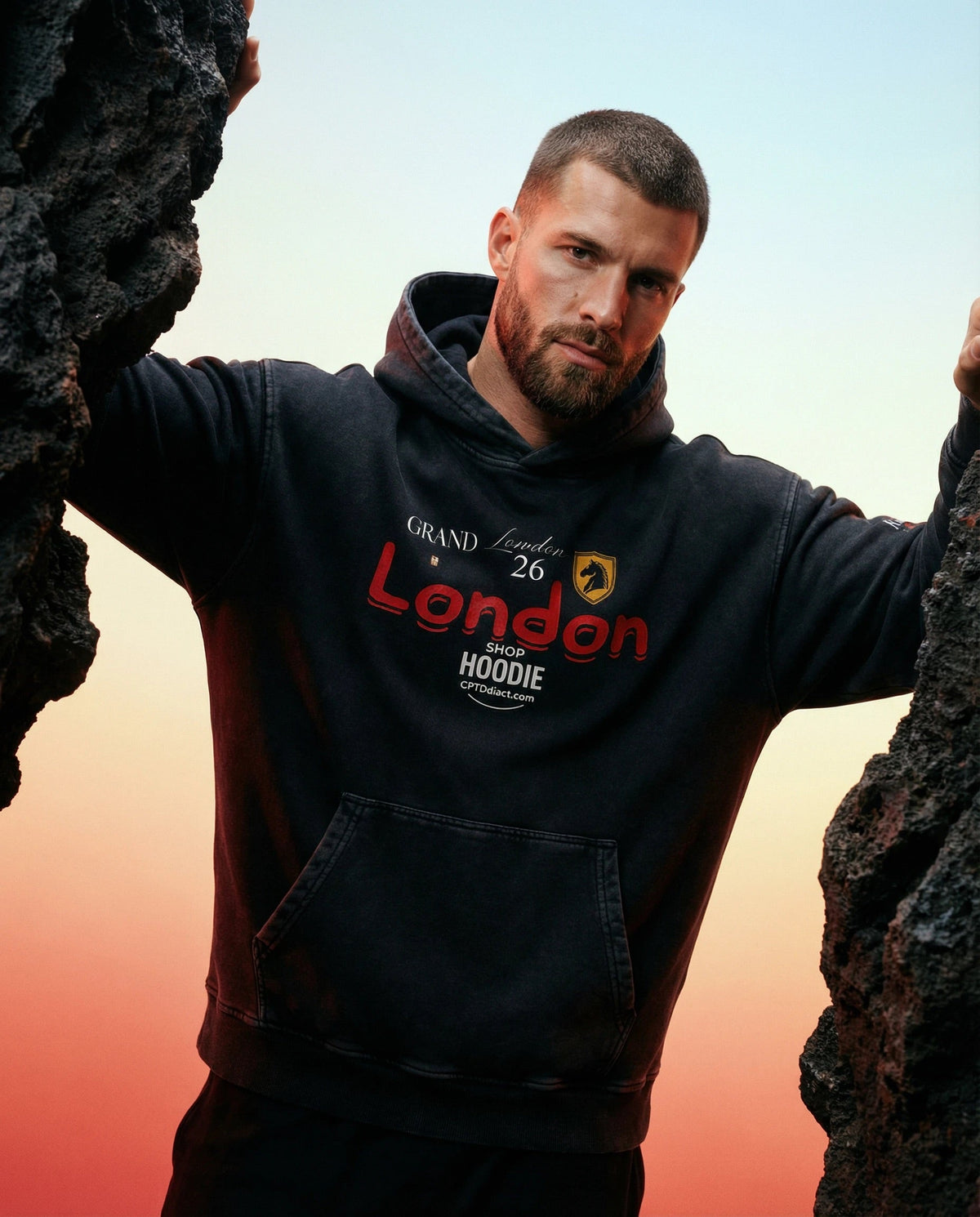 SHOPHOODIE® Loose Cotton London Premium Hoodie Drop 02 & Unisex Straight-Leg Sweatpants Complete Set – product image 25