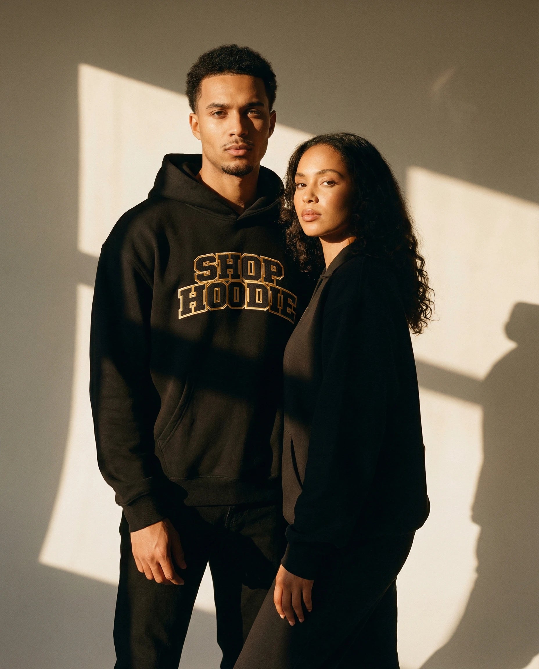 Essential Heavyweight Boxy Fleece Gold SH Hoodie by Shop Hoodie