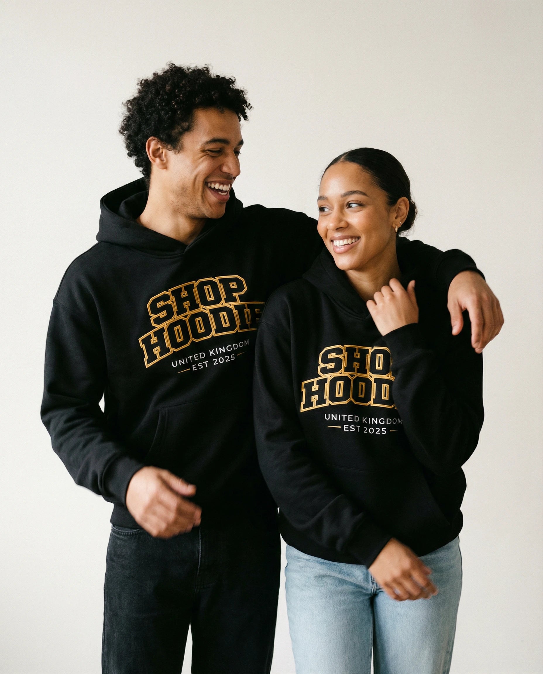 Essential Heavyweight Boxy Fleece Gold SH Hoodie by Shop Hoodie