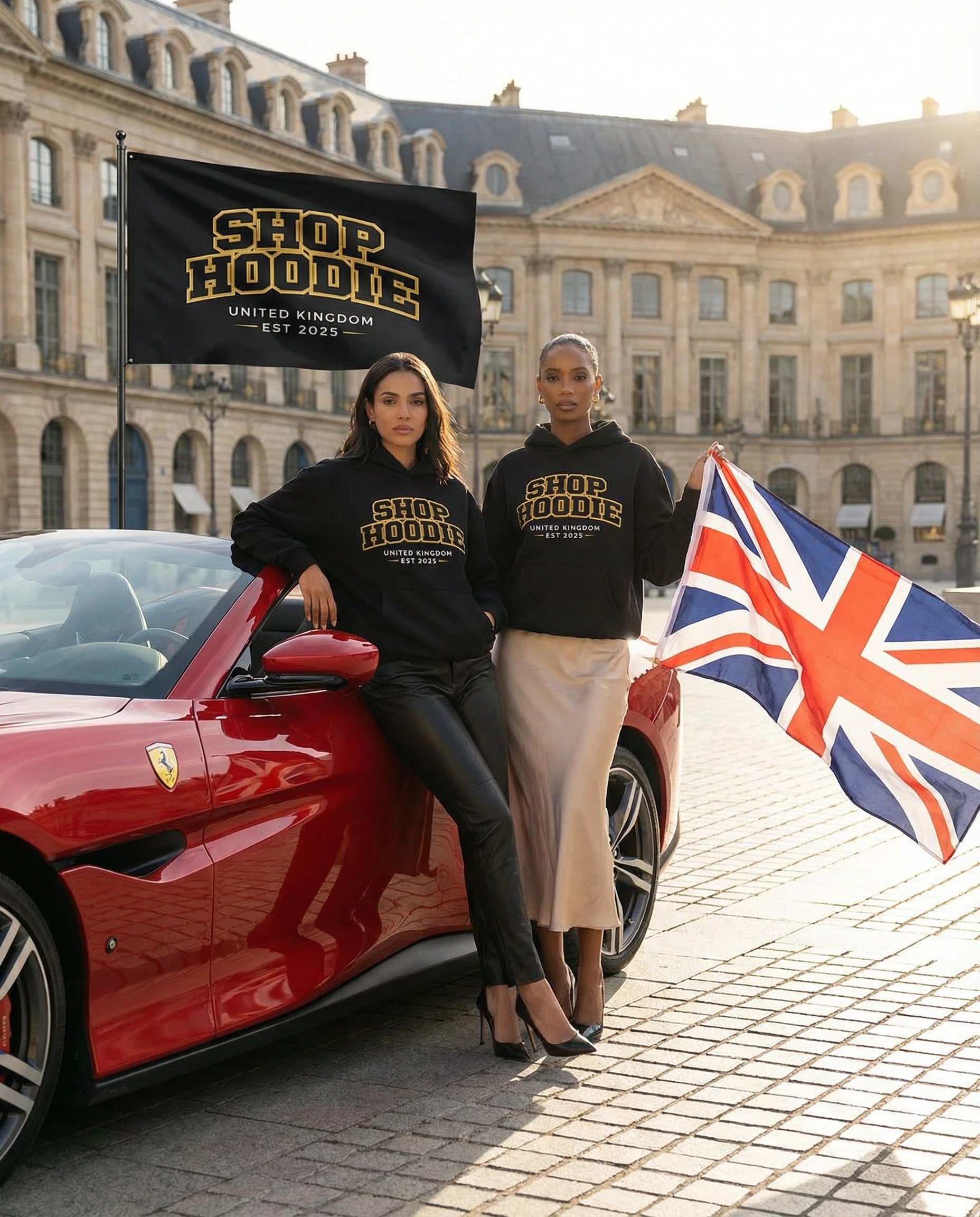 Essential Heavyweight Boxy Fleece Gold SH Hoodie by Shop Hoodie