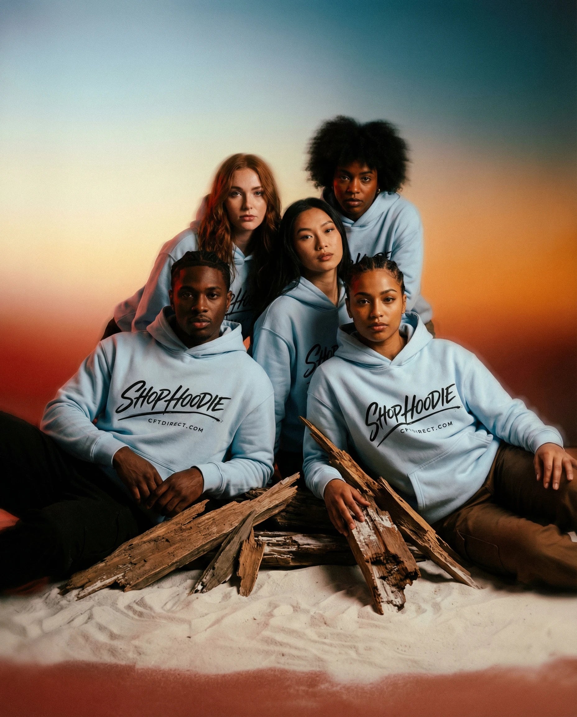 Sweat à capuche épais essentiel à épaules tombantes, inspiré de NV, par Shop Hoodie