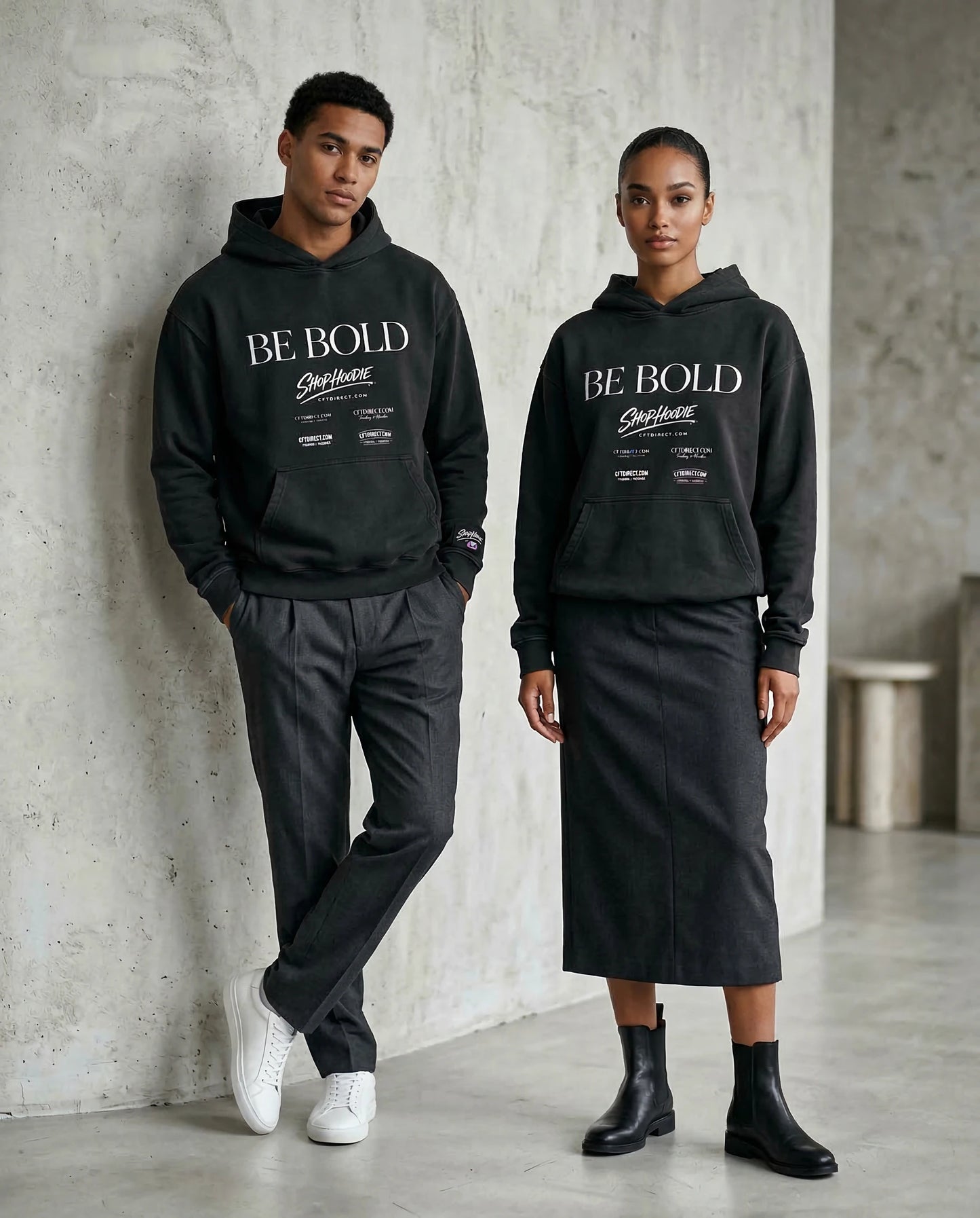 Heavyweight Vintage Washed Frayed Be Bold T-Shirt By Shop Hoodie