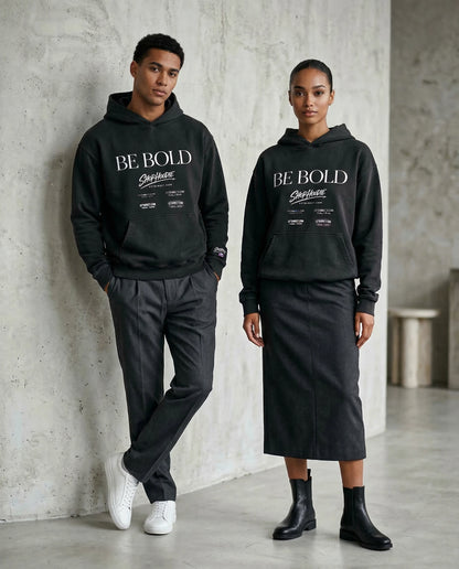 Heavyweight Vintage Washed Frayed Be Bold T-Shirt By Shop Hoodie