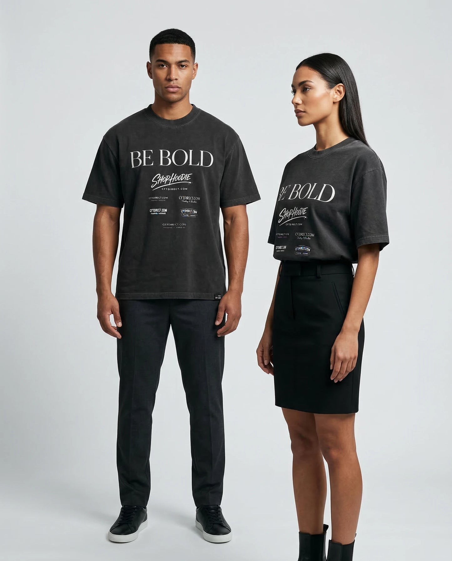 Heavyweight Vintage Washed Frayed Be Bold T-Shirt By Shop Hoodie