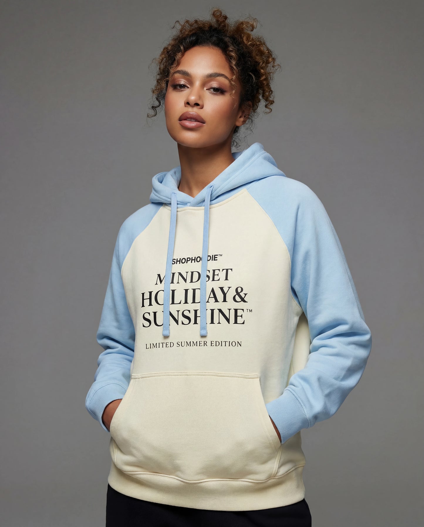 ShopHoodie® Mindset Holiday & Sunshine Hoodie & Sweatpants Complete Set