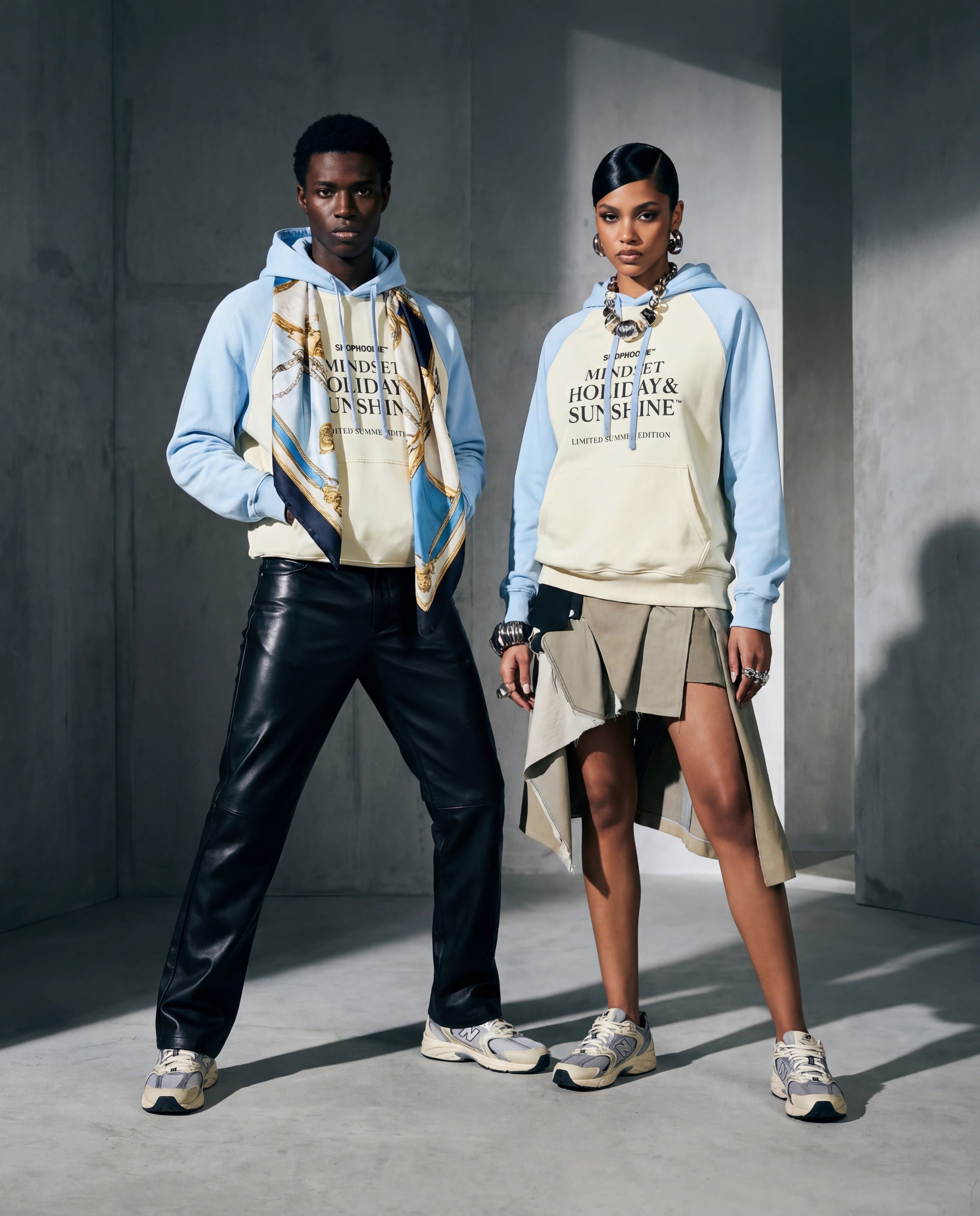 ShopHoodie® Mindset Holiday & Sunshine Hoodie & Sweatpants Complete Set