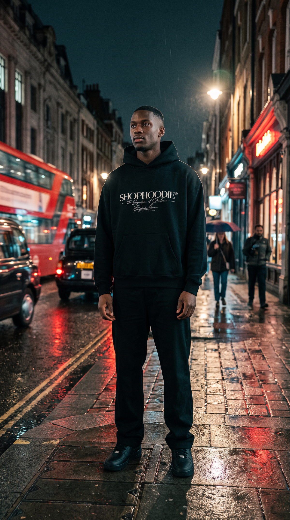 SHOPHOODIE® Signature of Streetwear Founder's Edition Oversized Heavyweight Hoodie — 430 GSM