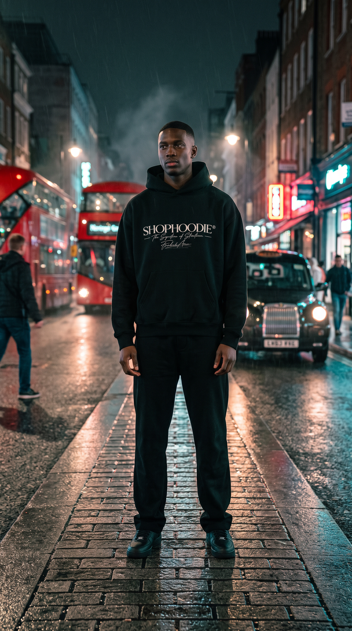 SHOPHOODIE® Signature of Streetwear Founder's Edition Oversized Heavyweight Hoodie — 430 GSM