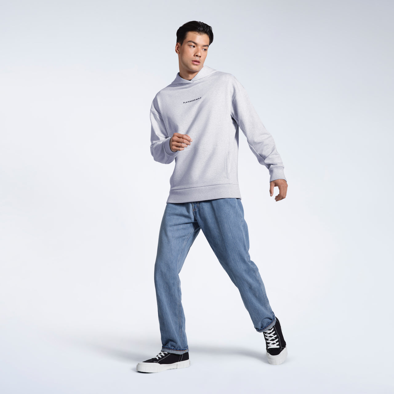 Oversized Heavyweight Organic Logo Hoodie