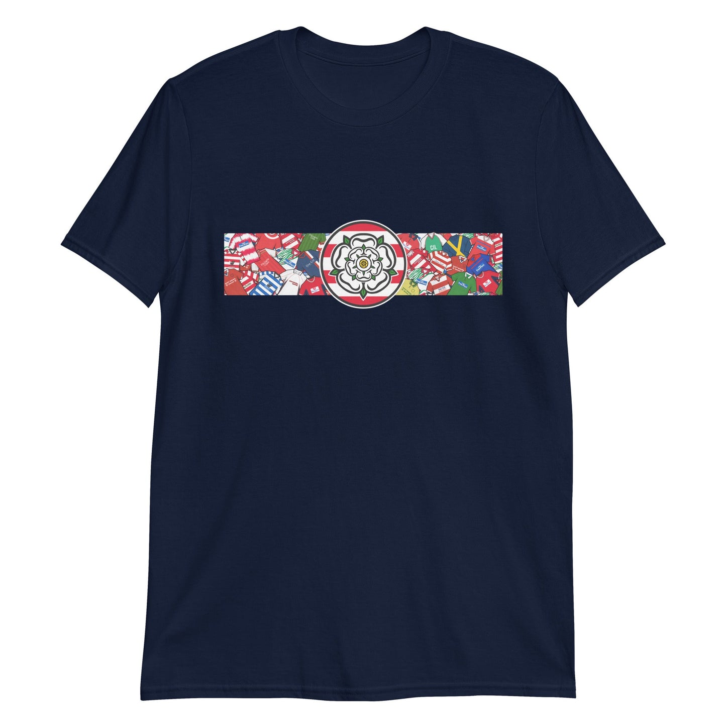 Doncaster Yorkshire Rose Retro Football Unisex T-Shirt