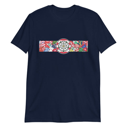 Doncaster Yorkshire Rose Retro Football Unisex T-Shirt