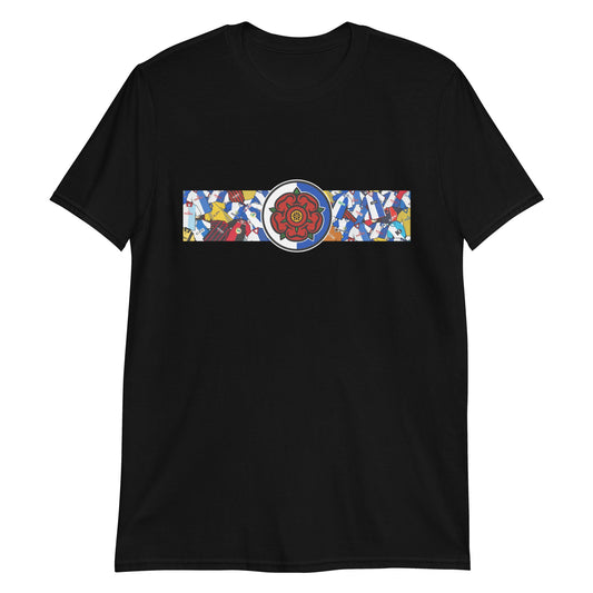 Blackburn Lancashire Rose Retro Football Unisex T-Shirt