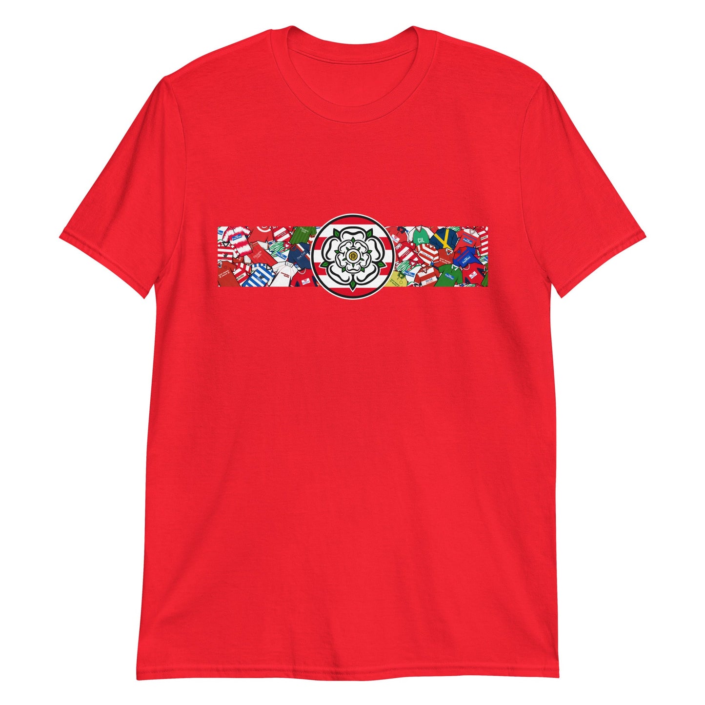Doncaster Yorkshire Rose Retro Football Unisex T-Shirt