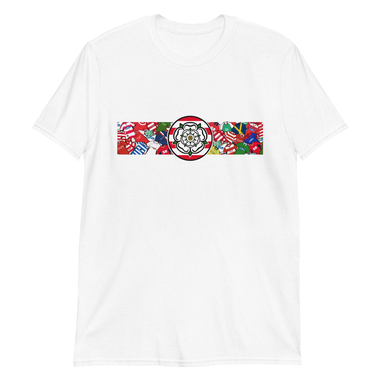 Doncaster Yorkshire Rose Retro Football Unisex T-Shirt