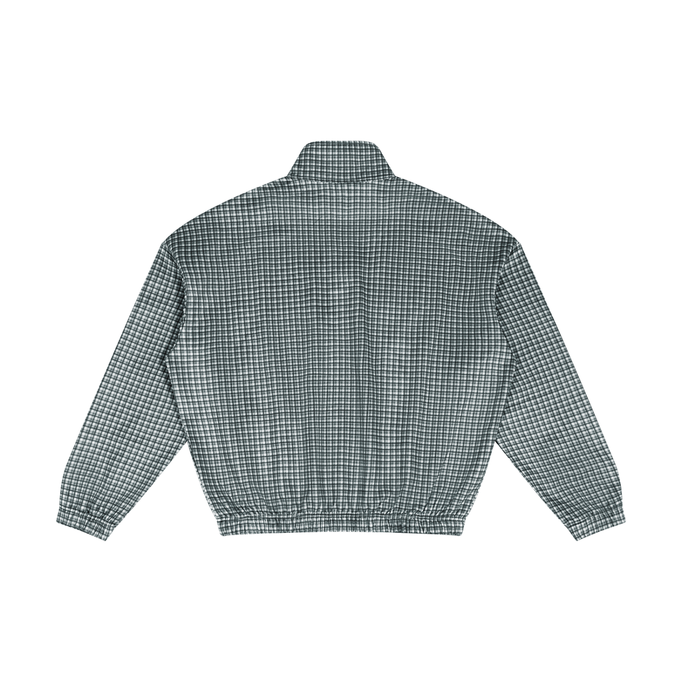 SHOPHOODIE Unisex Plaid Quarter-Zip Sweatshirt