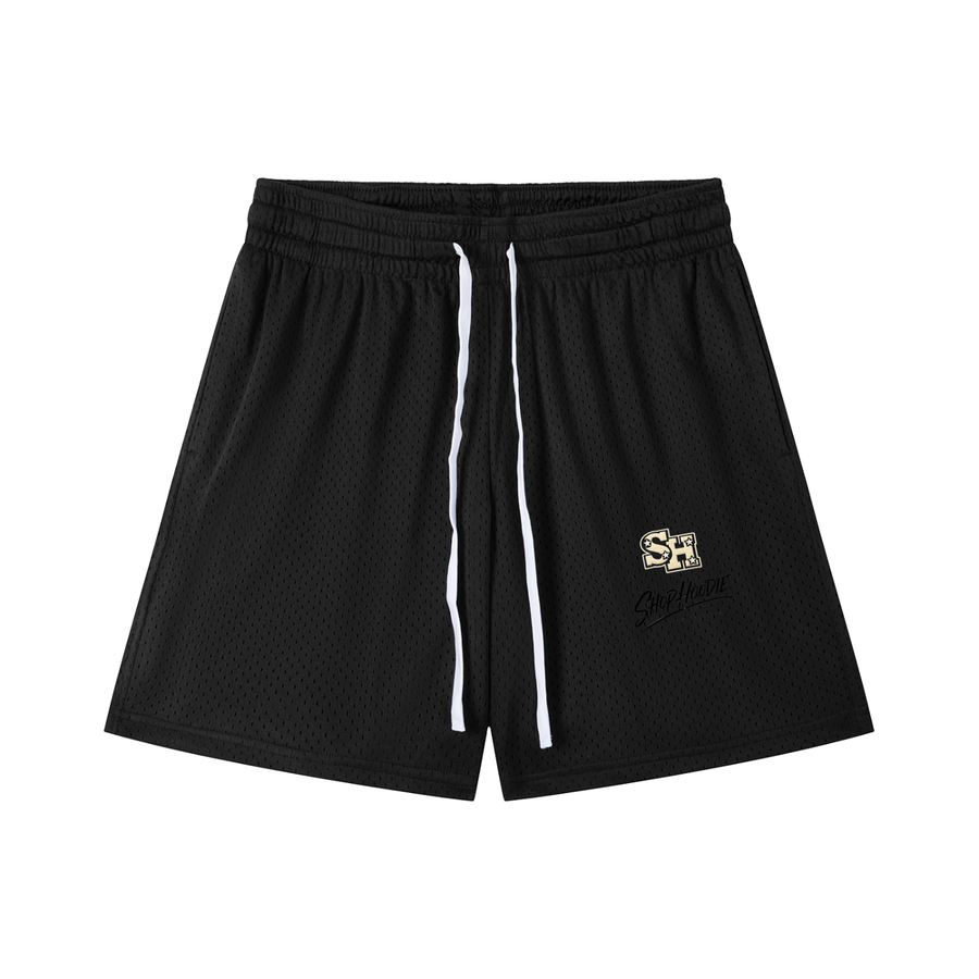 Mesh Drawstring Shorts by SHOPHOODIE® — 145 GSM — Drop 03